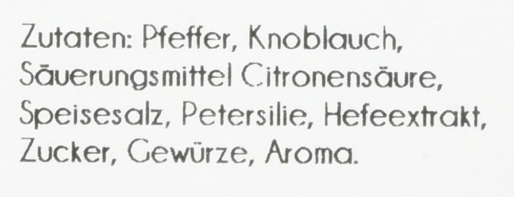 Knoblauch-Pfeffer 600 g, 1er pakke (1 x 0,6 kg)