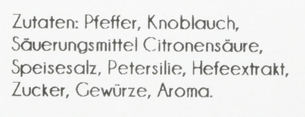 Knoblauch-Pfeffer 600 g, 1er pakke (1 x 0,6 kg)