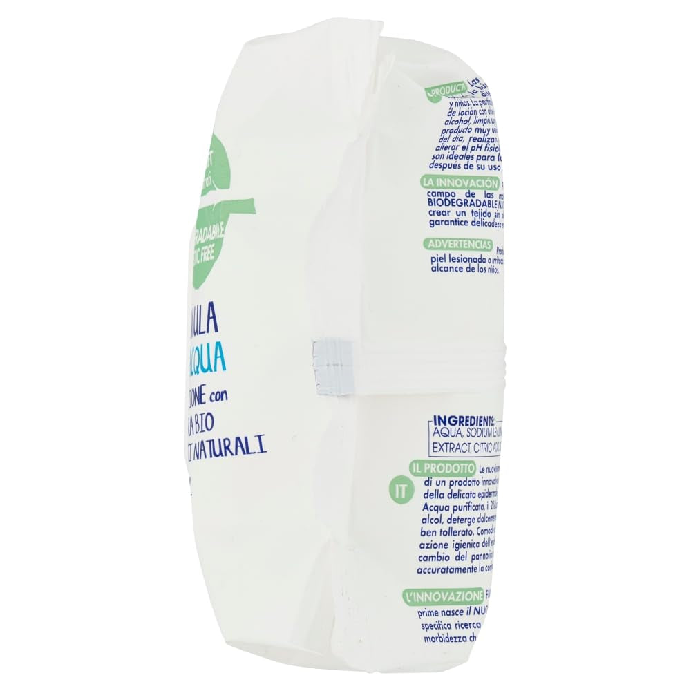 Baby Sensation Pure Water vådservietter, formuleret med 98 % renset vand til hudrensning, dermatologisk testet, økonomipakke med 840 servietter