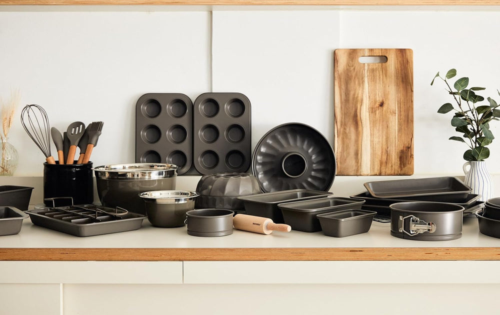 BERGNER BAKING LOVERS - Sæt Von 2 X 6 Kop Muffinformen - Kohlenstoffstahl Mit Ilag Essential, PFOA Frei, Leicht Zu Reinigen Forme og bakker til bagning Naty Shop