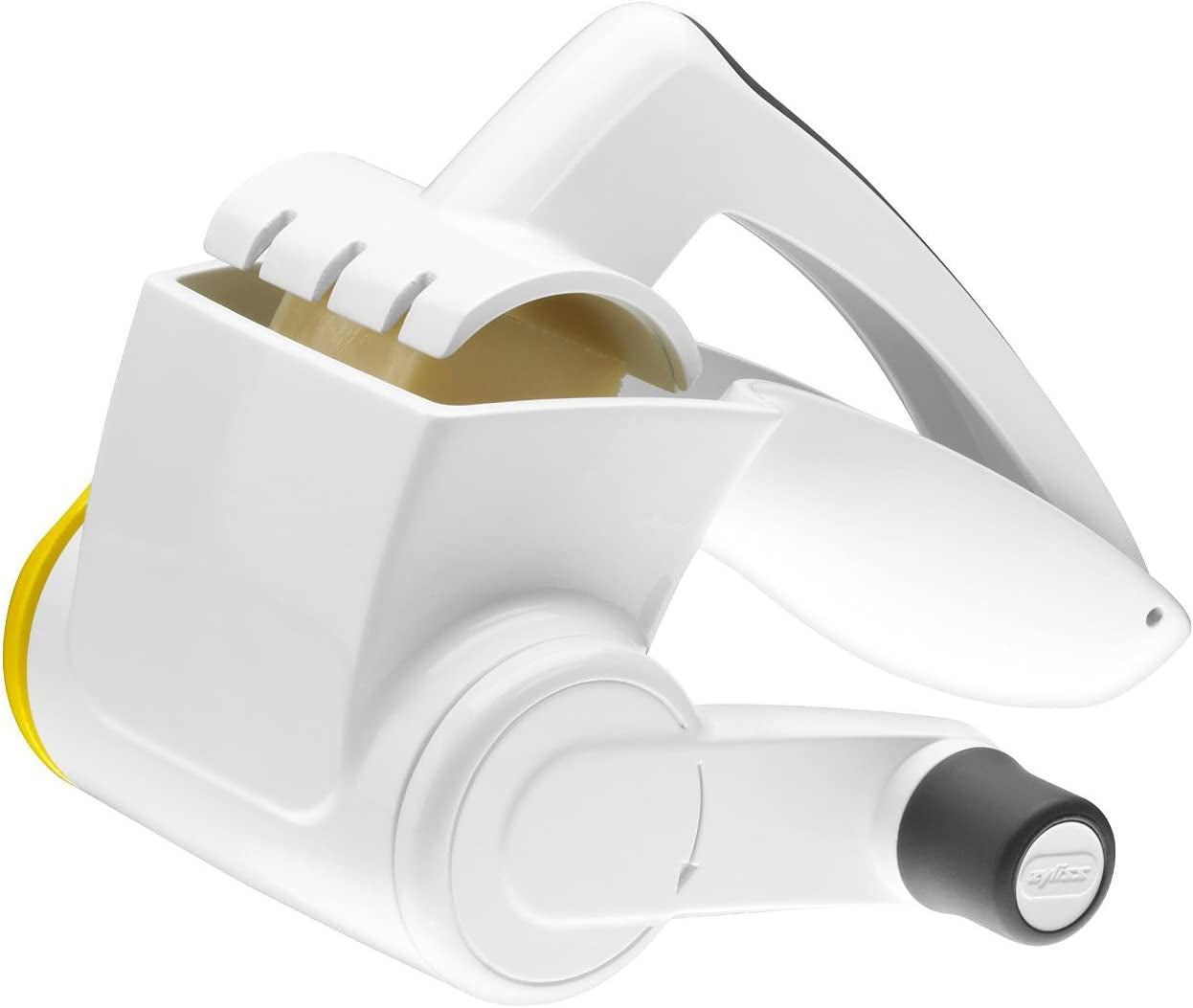 ZYLISS klassiske oste rivejern E900010 Fin rustfri ståltromle 16 X 8,5 X 8,5 Cm Skræller Naty Shop