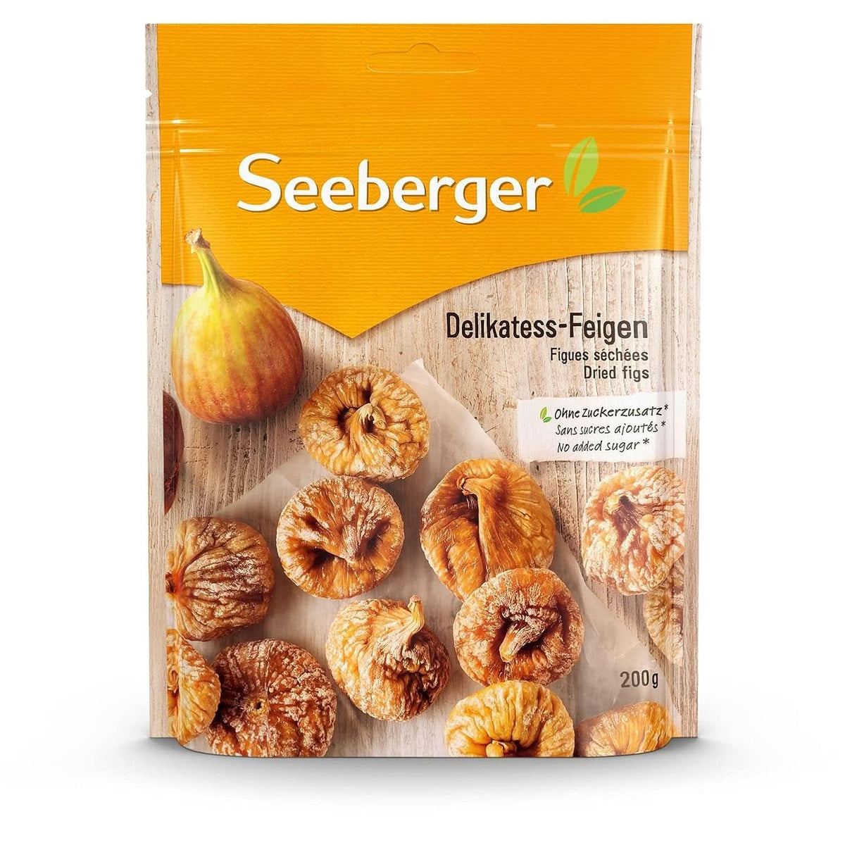 Seeberger Delikatess, Tørrede figner - sød som honning, 12 x 200 gram Naty Shop dehydrerede produkter 12 x 200 gram 12 x 200 gram