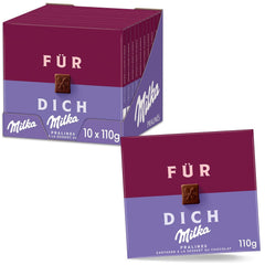 Praline Milka For You – Alpine mælkechokolade med fint kakaocremefyld – 10 x 110g