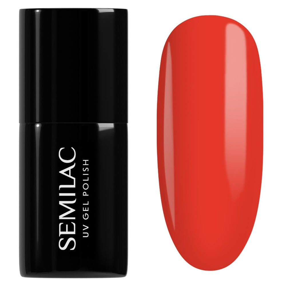 Semilac UV Nagellack Hybrid 404 Black Beans Muffin 7ml Kollektion Tastes of Fall