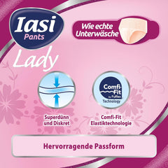 LADY Pants 48 Engangsurininkontinensbukser Absorbans Plus Størrelse S til kvinder 48 stk.