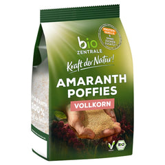 Biocentrale amarantpuster | 125 g | vegansk | små ekspanderede amarantkorn | proteinkilde | til müsli, yoghurt og farverige morgenmadsskåle