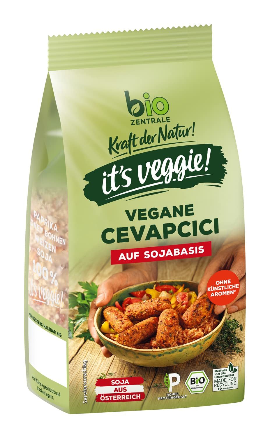 Biozentrale Bulgur i bakke med grøntsager og ingefær | 200 g perfekt til et hurtigt takeaway måltid | kilde til vegansk protein | let at tilberede
