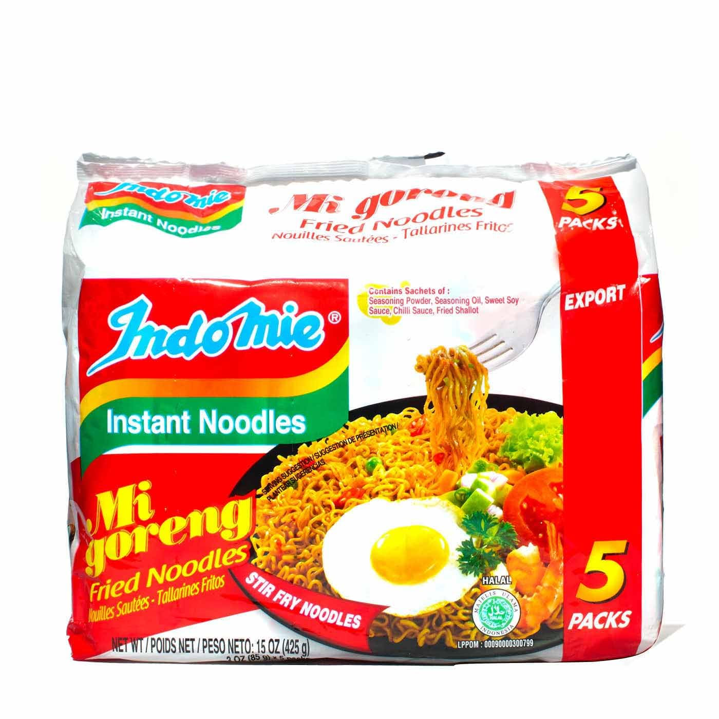 INDOMIE - Instant Mi Goreng Nudler - Multipak (40 x 80 g)