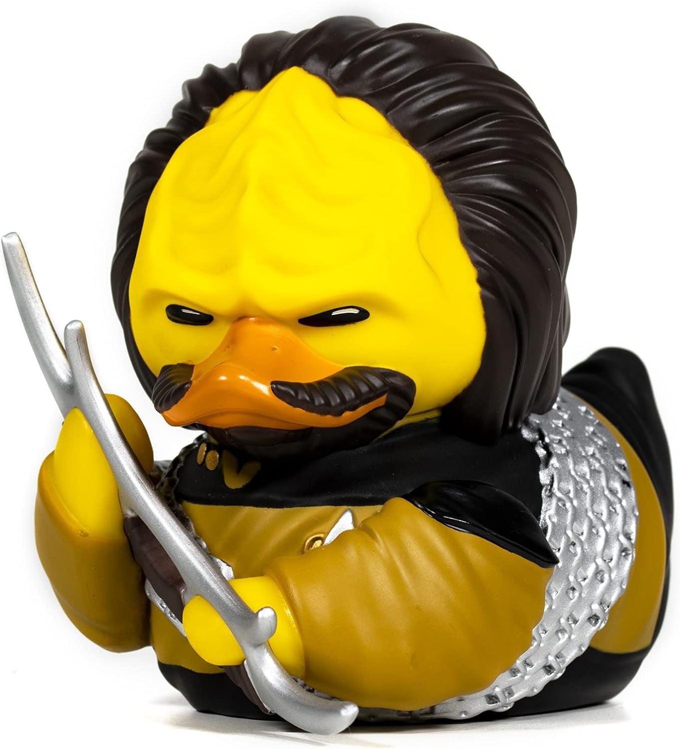 TUBBZ Boxed Edition Spock figurină de colecție cu rață de cauciuc din vinil - Marfă oficială Star Trek - TV, filme și jocuri video Action figures Naty Shop Worf (ediție cutie)