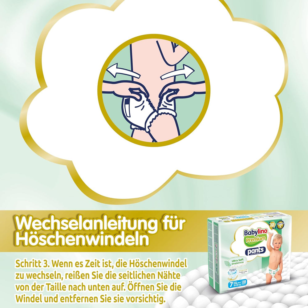 Premium bukser, størrelse 7, Ultra Soft Filter, XL Plus (15-25 kg), 28 stk.