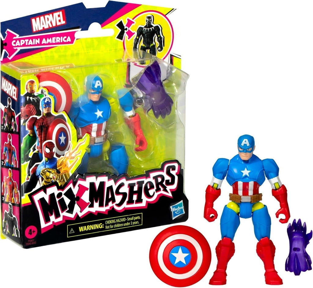 Mixmashers Marvel Captain America Avengers Mix-And-Match Action Figure & Accesorii Action figures Naty Shop