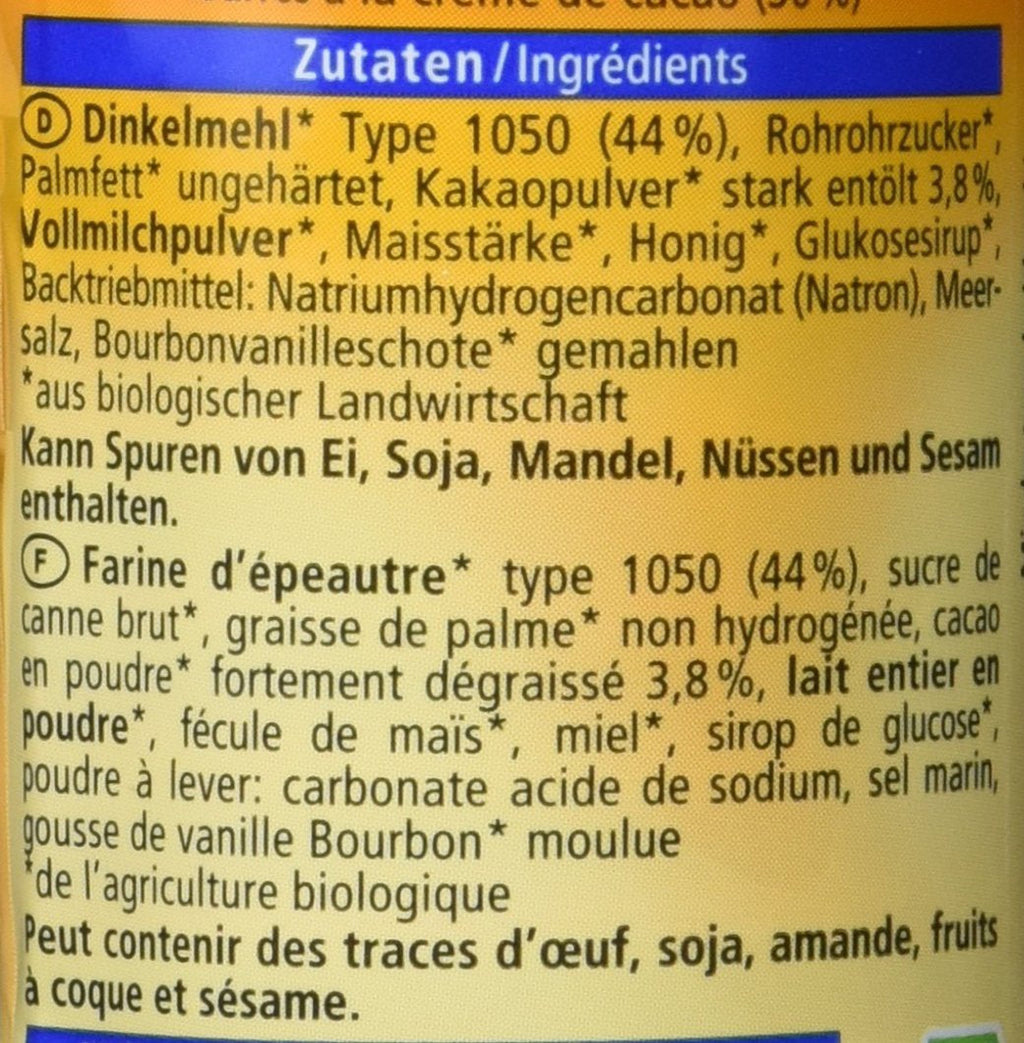 Biscuite duble cu speltă organică, 90g