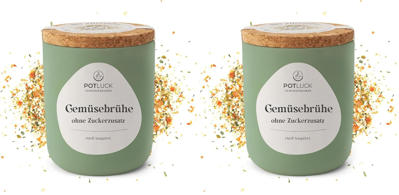 Potluck | Stullen Spice | Gewürzzubereitung im Keramiktopf | 60 g | Vegansk, glutenfri og med naturlige ingredienser