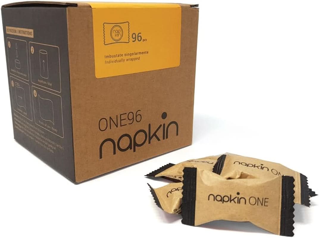 Komprimerede rengøringsservietter CREHO ONE 96 Baby vådservietter Naty Shop