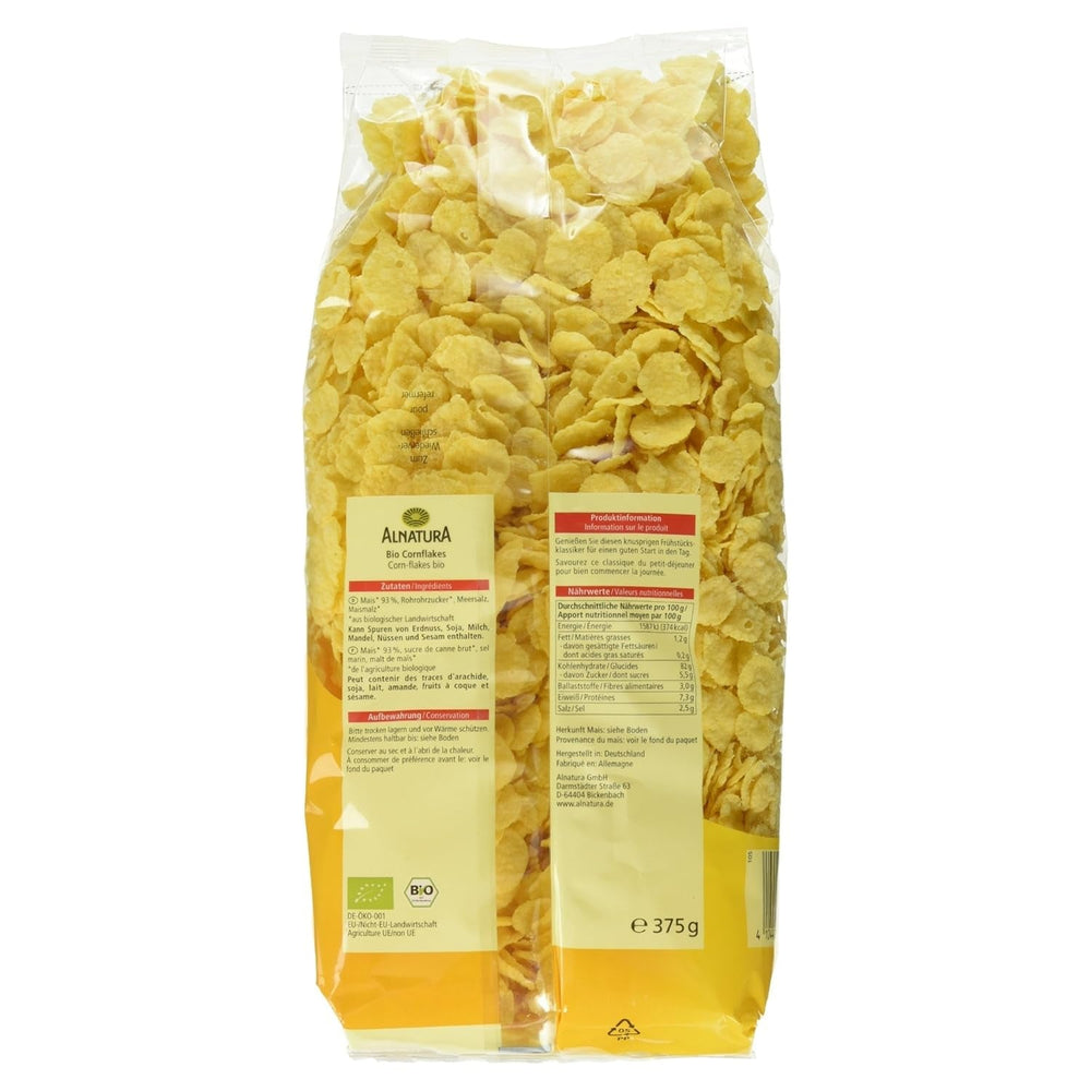 Bio cornflakes, glutenfri, 375G korn Naty Shop
