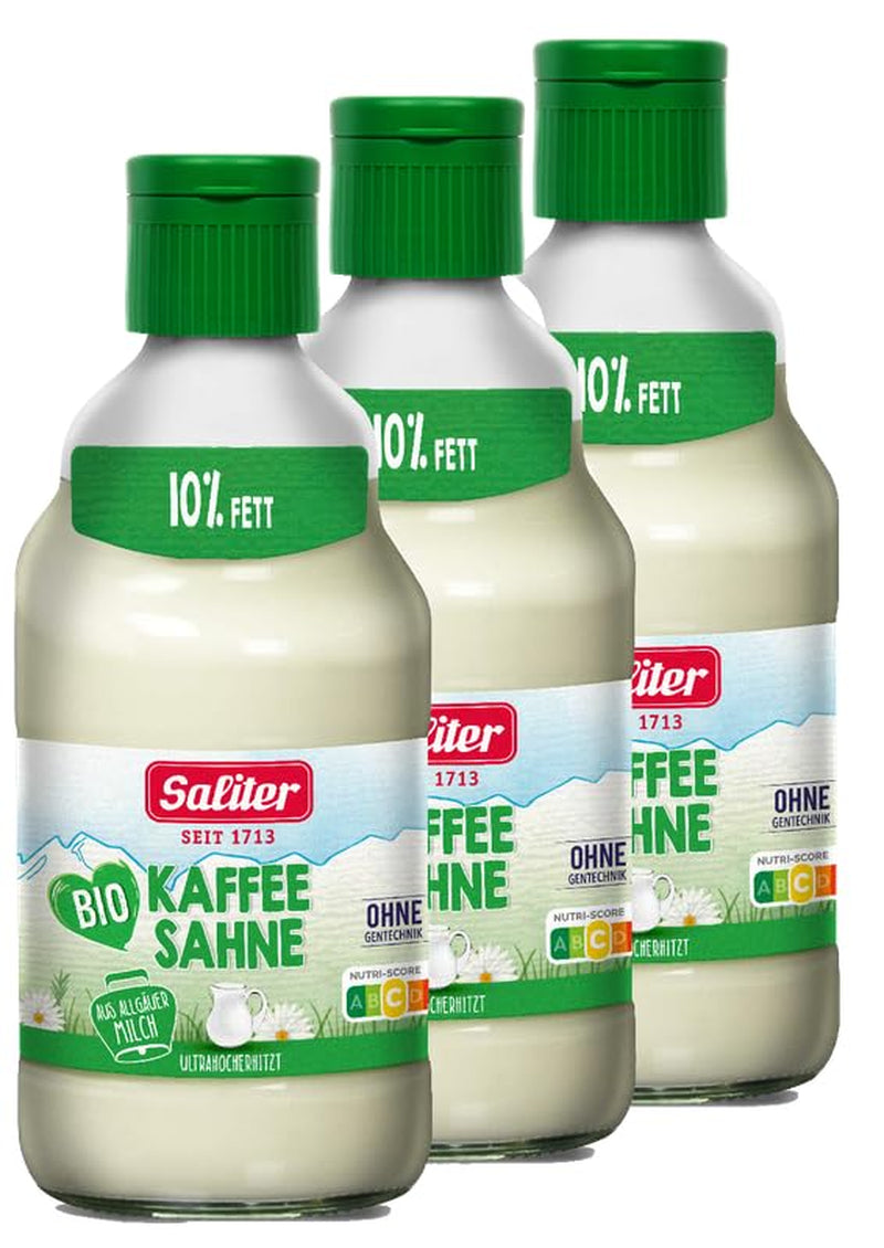 Saliter Bio-Kaffeesahne 10% fedt 395g