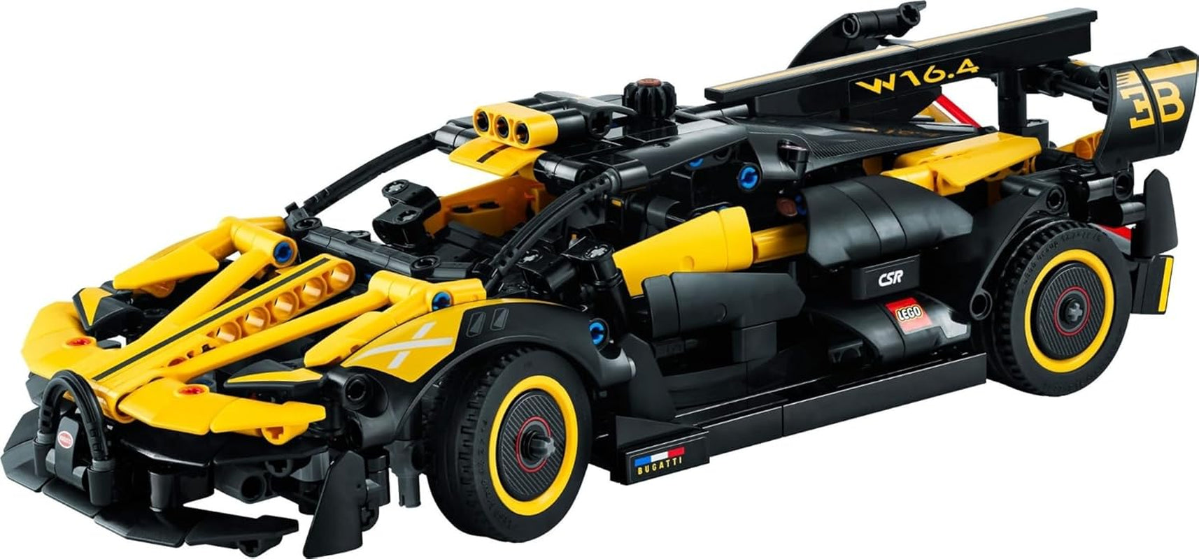 LEGO Technic Bugatti racerbil, bilmodelsæt, sportsvognslegetøj, ikonisk samlerbilsæt, byggelegetøj fra 9 år 42151 Byggesæt Besuche den LEGO-Store