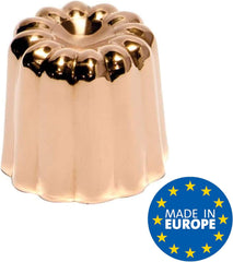 Bageforme, kobber, 17,5 x 6 x 6 cm, 3 stk. Bageforme og plader Naty Shop