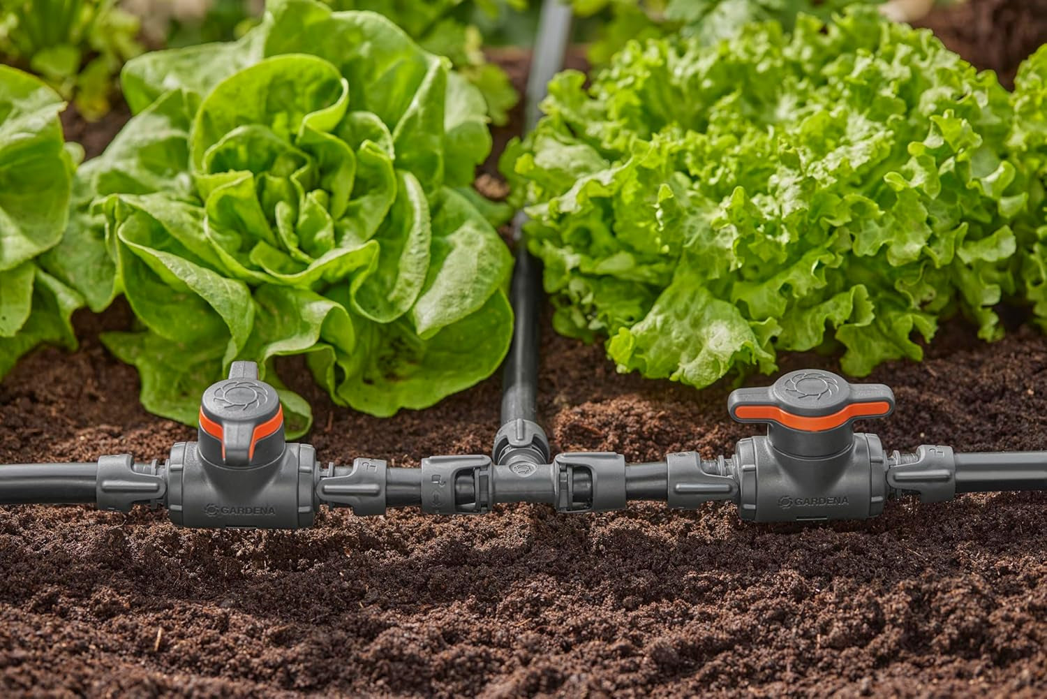 Supapă de reglare și închidere Gardena Micro-Drip-System 13 mm (1/2 inch): Închidere simplă a țevilor și reglare continuă a debitului de apă, accesoriu pentru pozarea țevilor de picurare (13207-20)