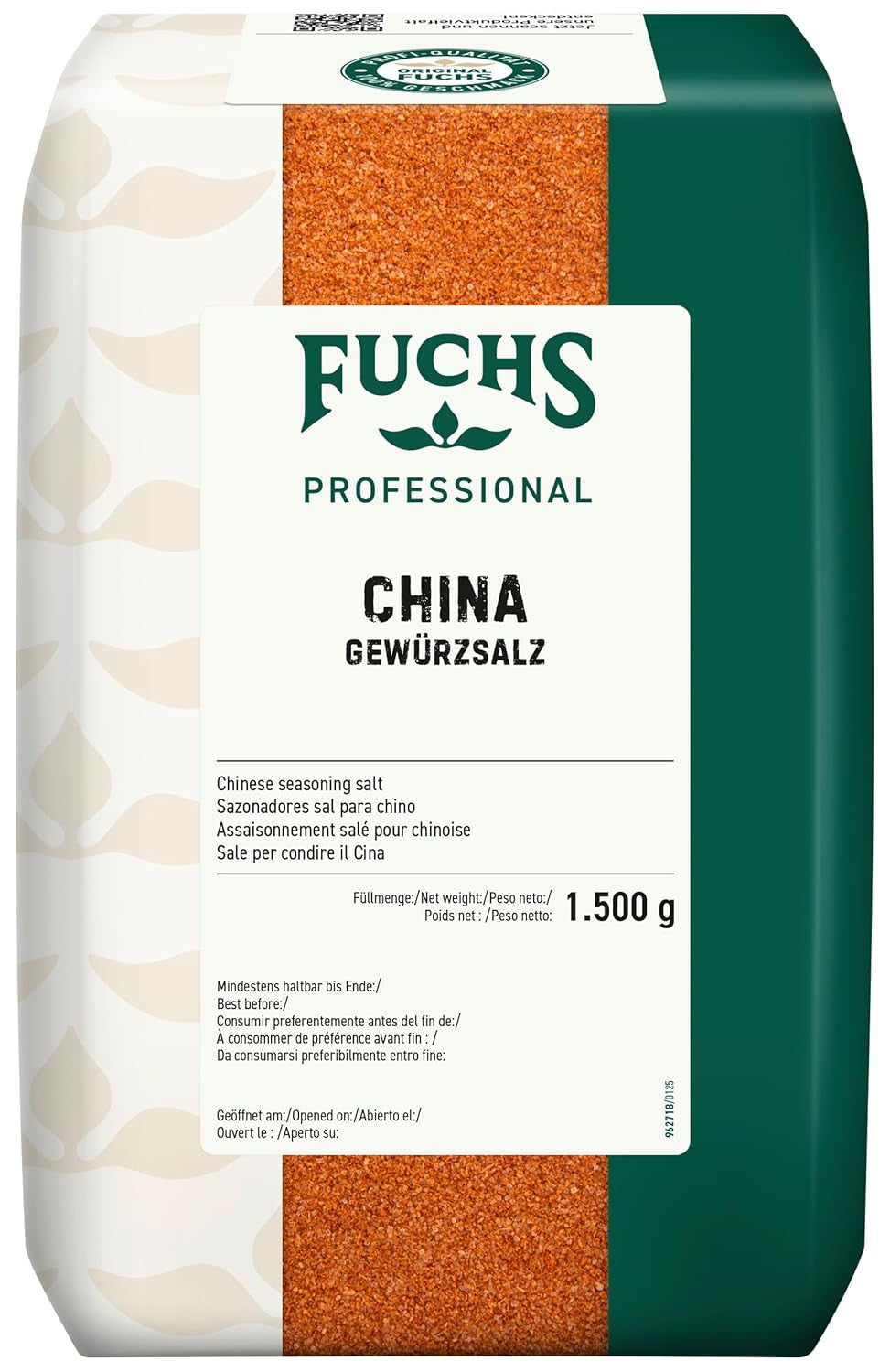 - Kina Gewürzsalz | Vielseitig einsetzbares asiatisches Gewürz | Kein Salzen mehr erforderlich | Profi-Qualität für Großverbraucher | 1,5 kg genbrugspose