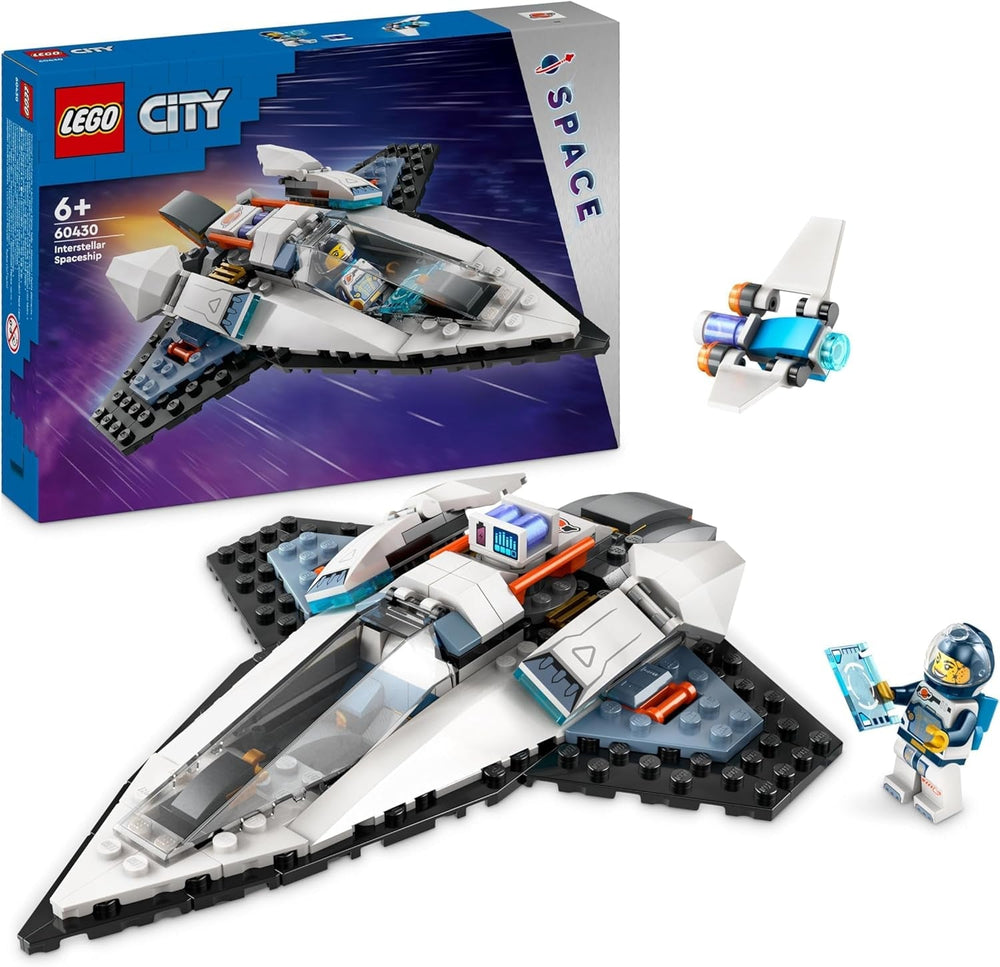 LEGO City Rumskib Rumfærge Rumlegetøj til børn Byggeklodser Drenge og piger 6+ Astronautfigursæt 60430 Byggesæt Besuche den LEGO-Store Single