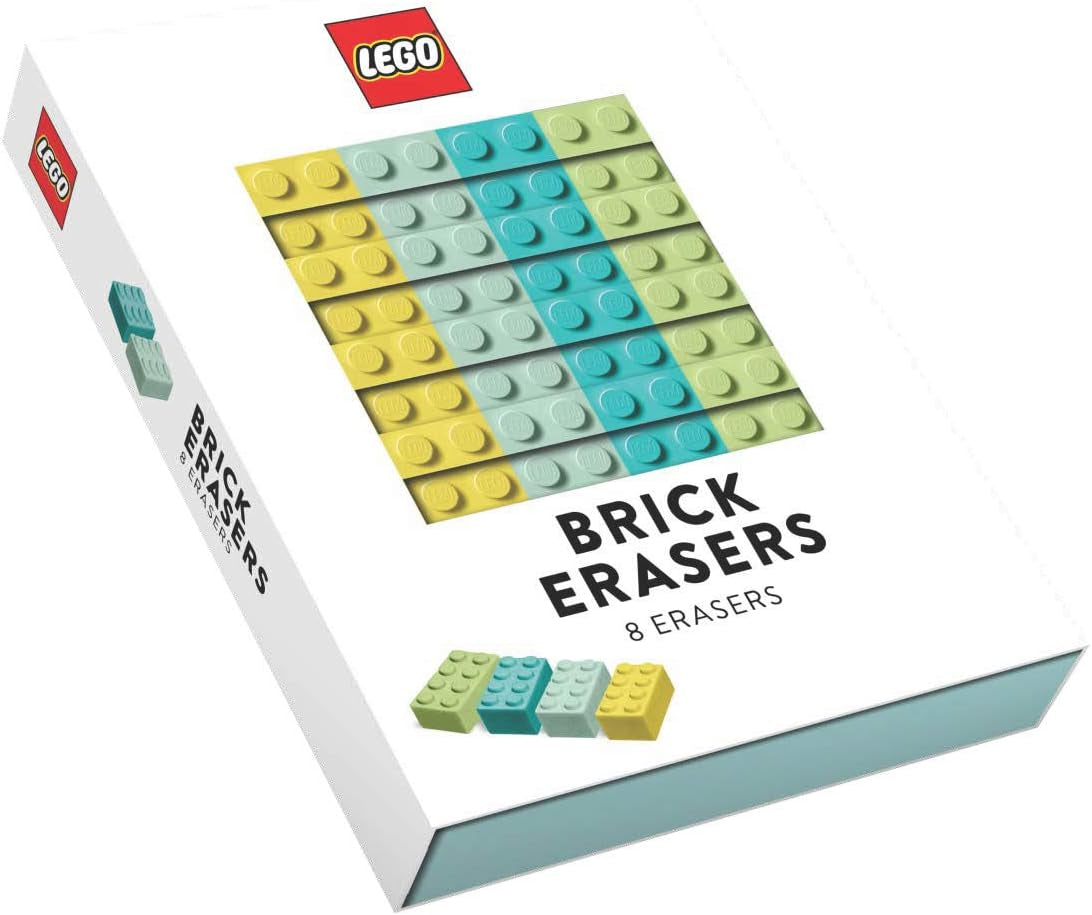 LEGO klodser viskelædere: 8 viskelædere (LEGO x Chronicle Books)