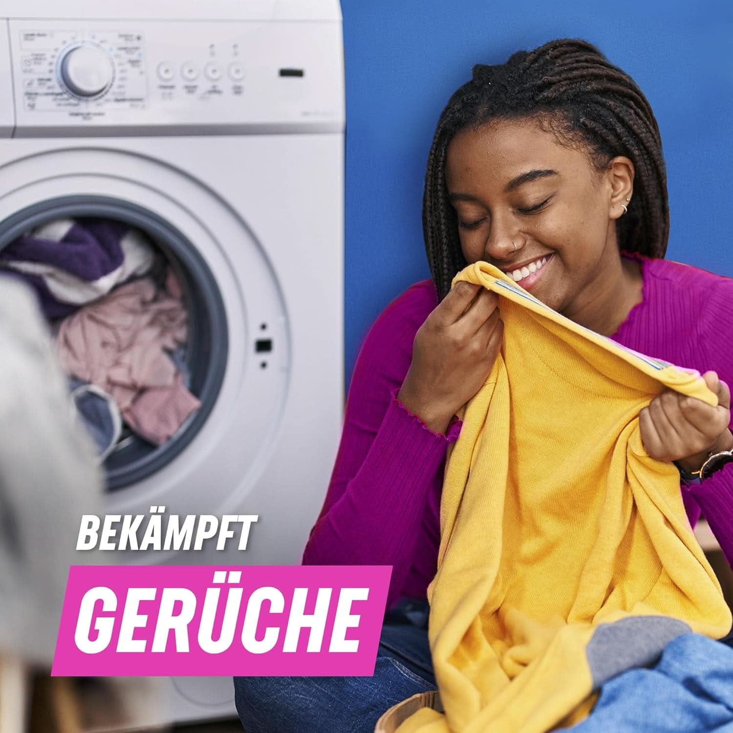 Vanish Oxi Action Powder Pink - 1.125 Kg - klorfri pletfjernelse og vasketøjsforbedringspulver - til farvet vasketøj Vaskemidler Naty Shop