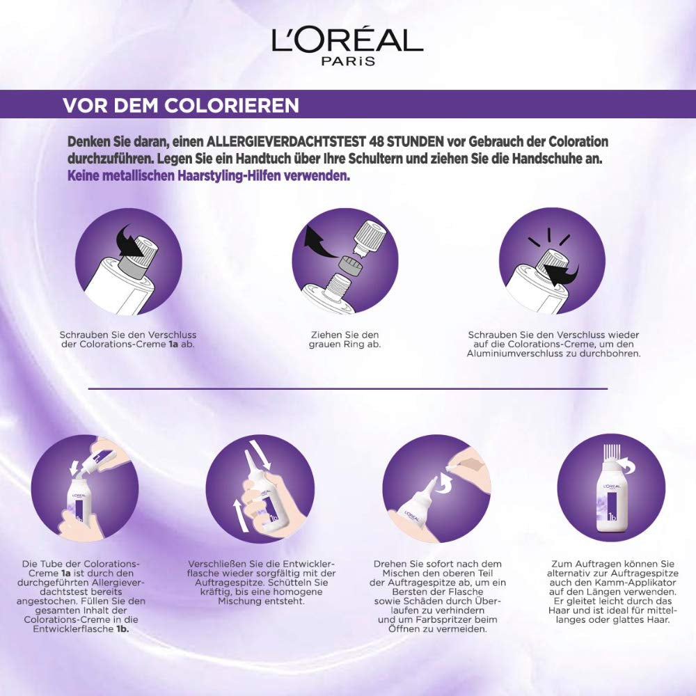 L'Oréal Paris Vopsea de păr permanentă cu rezultat de culoare ultra rece, acoperire 100% a părului gri, set cu colorare, șampon și cremă de îngrijire, Excellence Cool Creme, Nr. 7.11 Ultra rece blond mediu (Blond) Vopsea pentru par Naty Shop