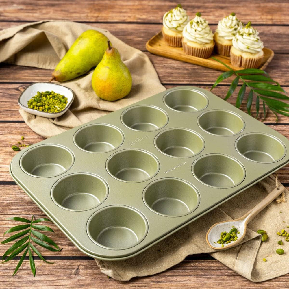 Zenker Muffinform Für 12 Stück – Ressourcenschonende Und Klimaneutrale Backform Für Muffins Und Cupcakes – 12Er Muffinblech Mit Veganer Antihaftbeschichtung Forme og bakker til bagning Naty Shop