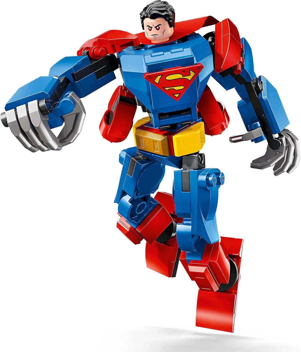 LEGO DC Superman Mech vs. Lex Luthor - Superheltelegetøj med 2 minifigurer - Bygbar actionfigur med bevægelige arme, ben og fingre - Gave til drenge og piger i alderen 6+ 76302 Byggesæt Besuche den LEGO-Store