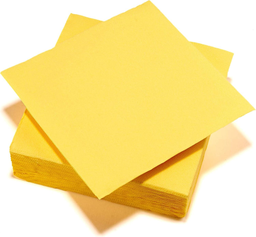 - Șervețele de hârtie Tex Touch - Negre - Șervețele certificate Fsc® - Reciclabile și Biodegradabile - Set de 40 de șervețele negre mari 38 X 38 Cm