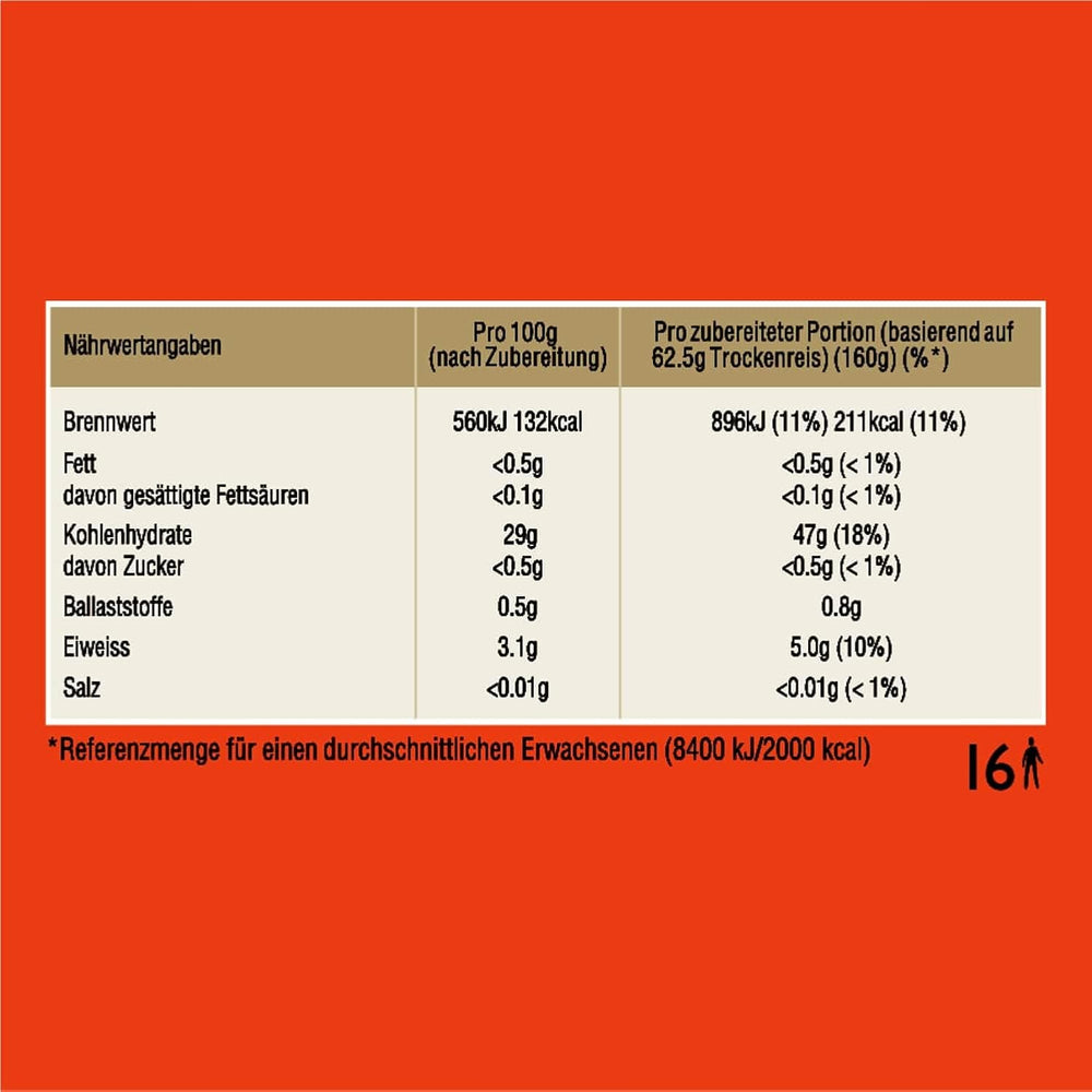 Ben's originale basmatiris, kog i pose i 10 minutter, 6 pakker (6 x 1 kg)