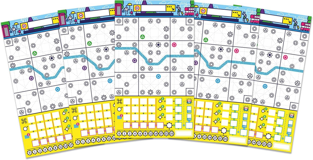HCM Kinzel - Næste station Tokyo | Fortsættelse af det nominerede spil | Flip & Write - Nye metrolinjer til Tokyo-turisme | Færdighed og strategi | tysk | 55214