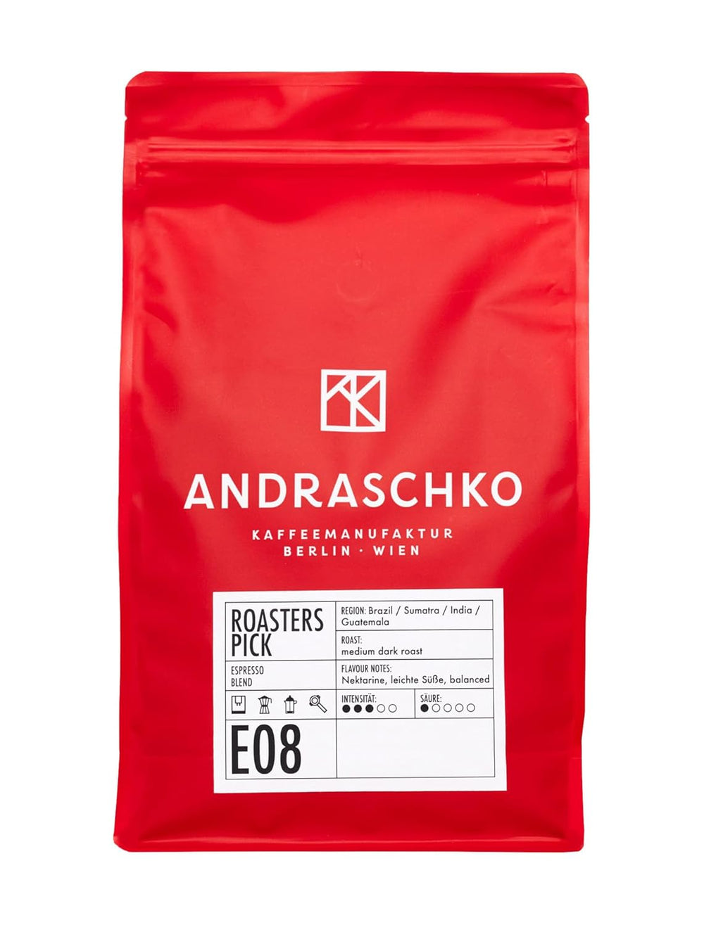 Roasters Pick Espresso Blend - 100 % Arabica, ganze Bohne - vielschichtige Röstung - frisch in Berlin geröstet - 500 g