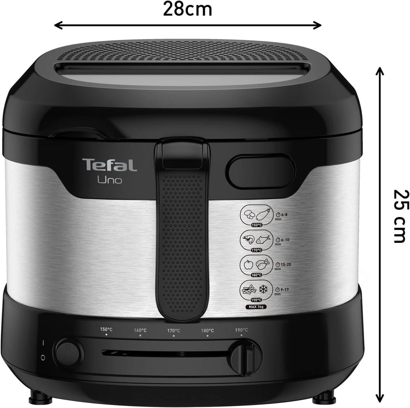 Frituregryde Tefal Uno M FF215D, 1470 Watt, kapacitet: 1 kg Naty Shop Appliances