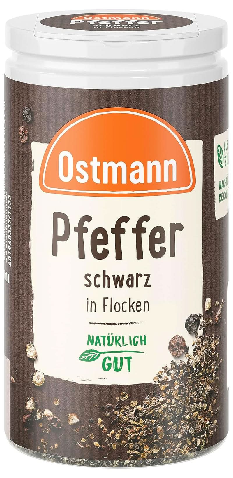Ostmann - Sort peberflager, 25 gram Condimente Naty Shop
