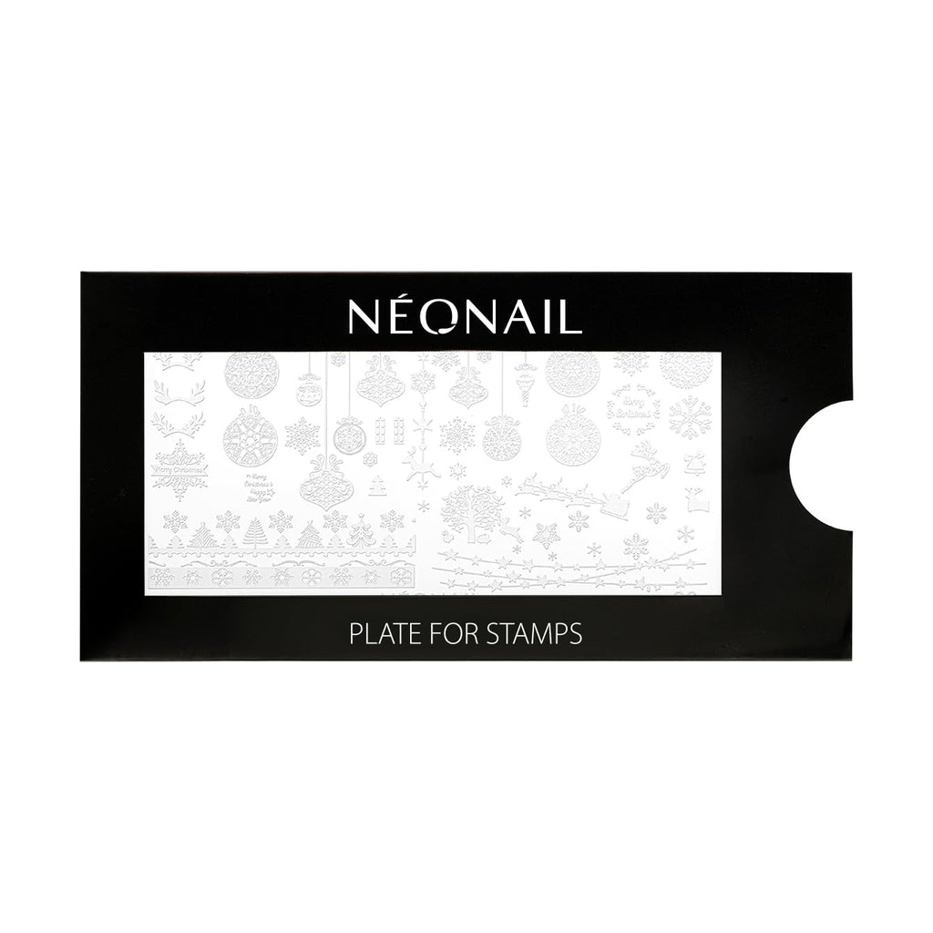 NÉONAIL Nagel Stempel Mit Schaber - Nägel Selber Machen - Nail Art Stamper - Nageldesign Für Nagel Schablone - French Nails Stempel - Silikon Nagelstempel