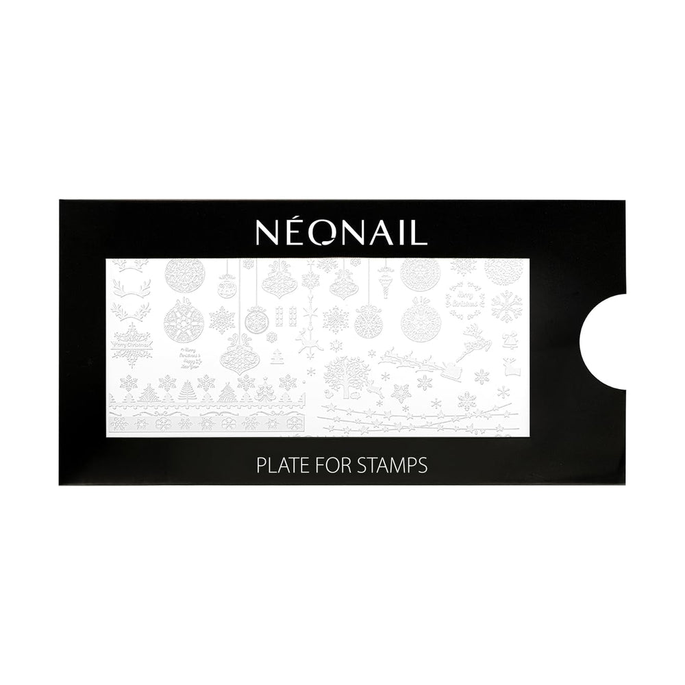NÉONAIL Nagel Stempel Mit Schaber - Nägel Selber Machen - Nail Art Stamper - Nageldesign Für Nagel Schablone - French Nails Stempel - Silikon Nagelstempel