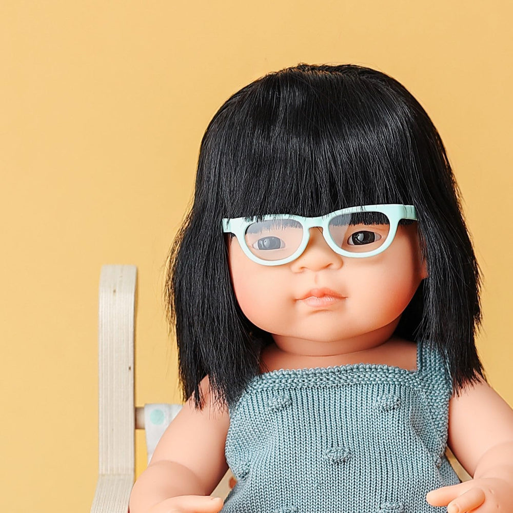 Miniland Dolls Briller til 38cm Puppen, turkis