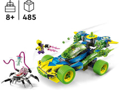 LEGO Dreamzzz Mateo med Z-Blob Action Racer, 2-i-1 Fantasy Legesæt med køretøjer, minifigurer og drømmevæsner til børn på 8+, gave til drenge og piger 71491 Byggesæt Beuche den LEGO-Store