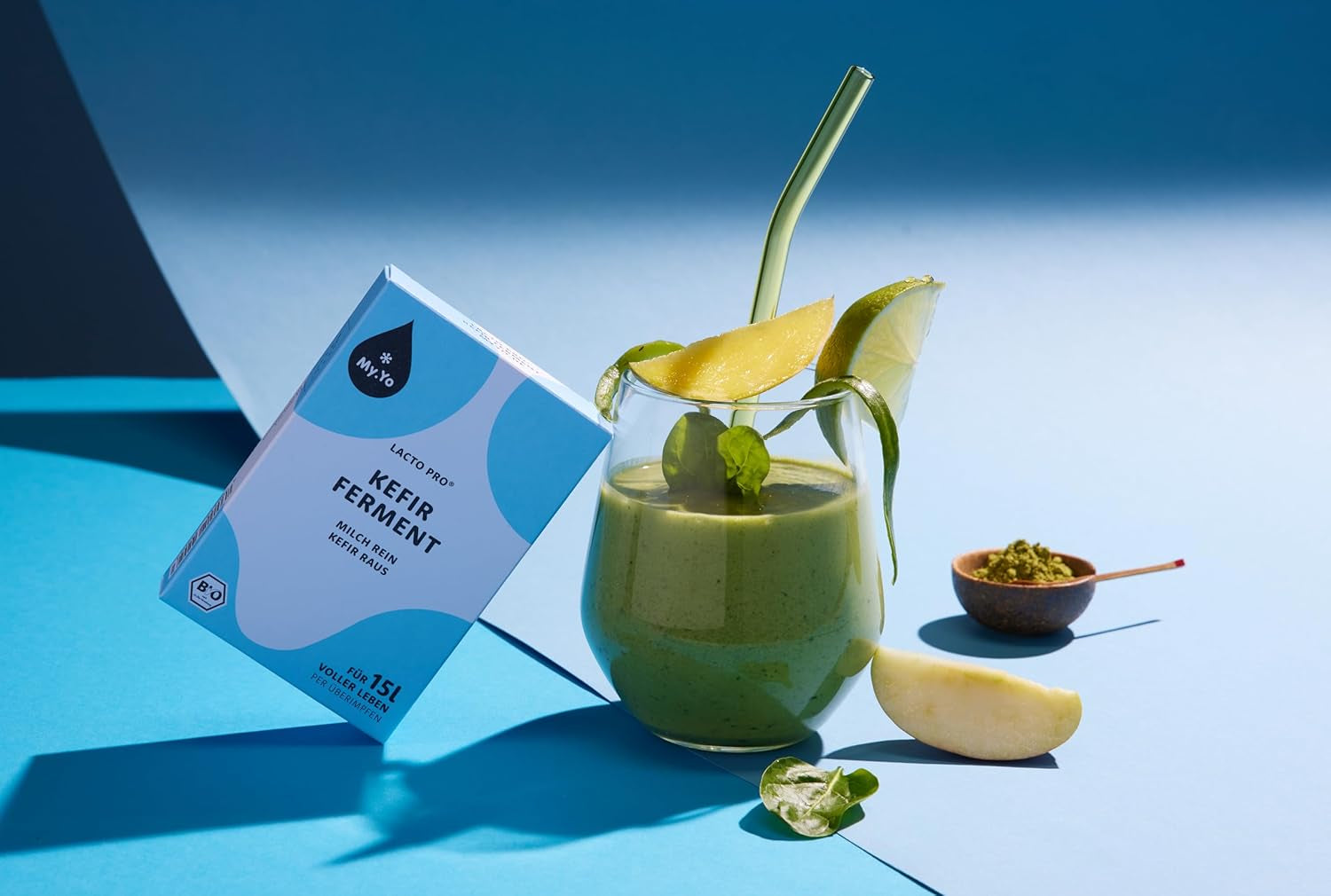 Bio Kefirferment Lacto Pro – 6x5 g – Starterkulturen für 30 L selbstgemachen Kefir – ohne Pilz – DE-ÖKO-013 certified