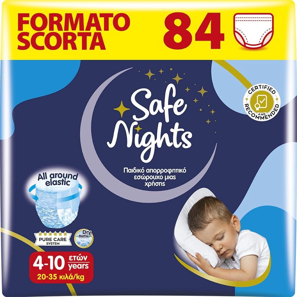 Safe Nights Boy, bleer til natten, forskellige størrelser Mother and Child Naty Shop Boy str. M (84 stk.)
