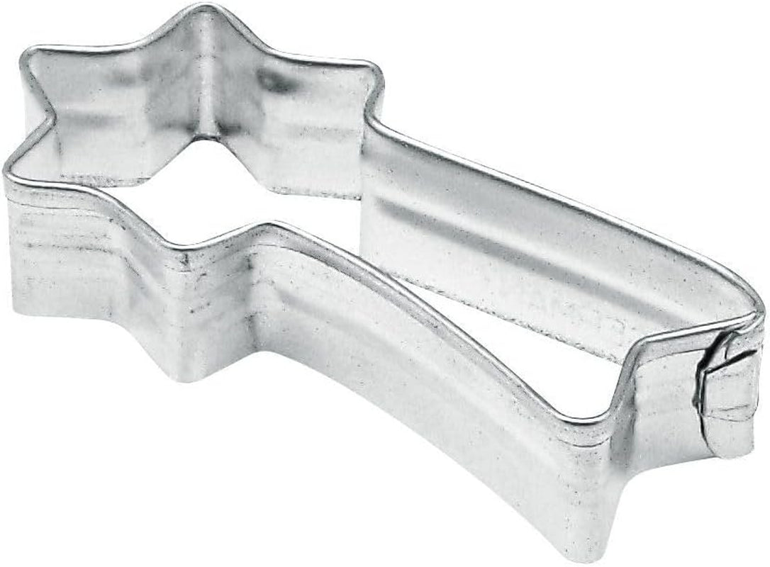 Set de forme pentru fursecuri Zenker, 10 piese, forme pentru fursecuri cu diferite motive de Crăciun, set pentru fursecuri și biscuiți, culoare: argintiu, cantitate: 1 x set de 10 piese