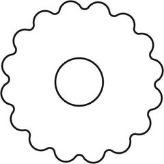 Formă de biscuiți originală Linzer cu ejector, formă de biscuiți cu gaură de 5 cm, formă de biscuiți de Crăciun, formă pentru biscuiți, biscuiți și fondant