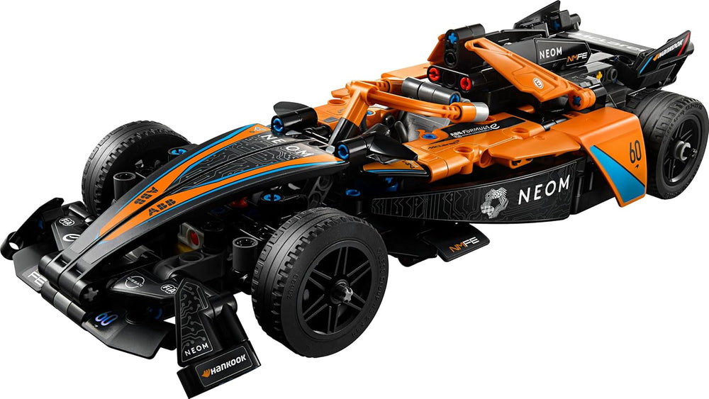 LEGO Technic NEOM Mclaren Formel E racerbil, racerbillegetøj til drenge og piger på 9 år, modelbilsæt, indretning til børneværelset, fødselsdagsgaveidé 42169 Byggesæt Beuche den LEGO-Store