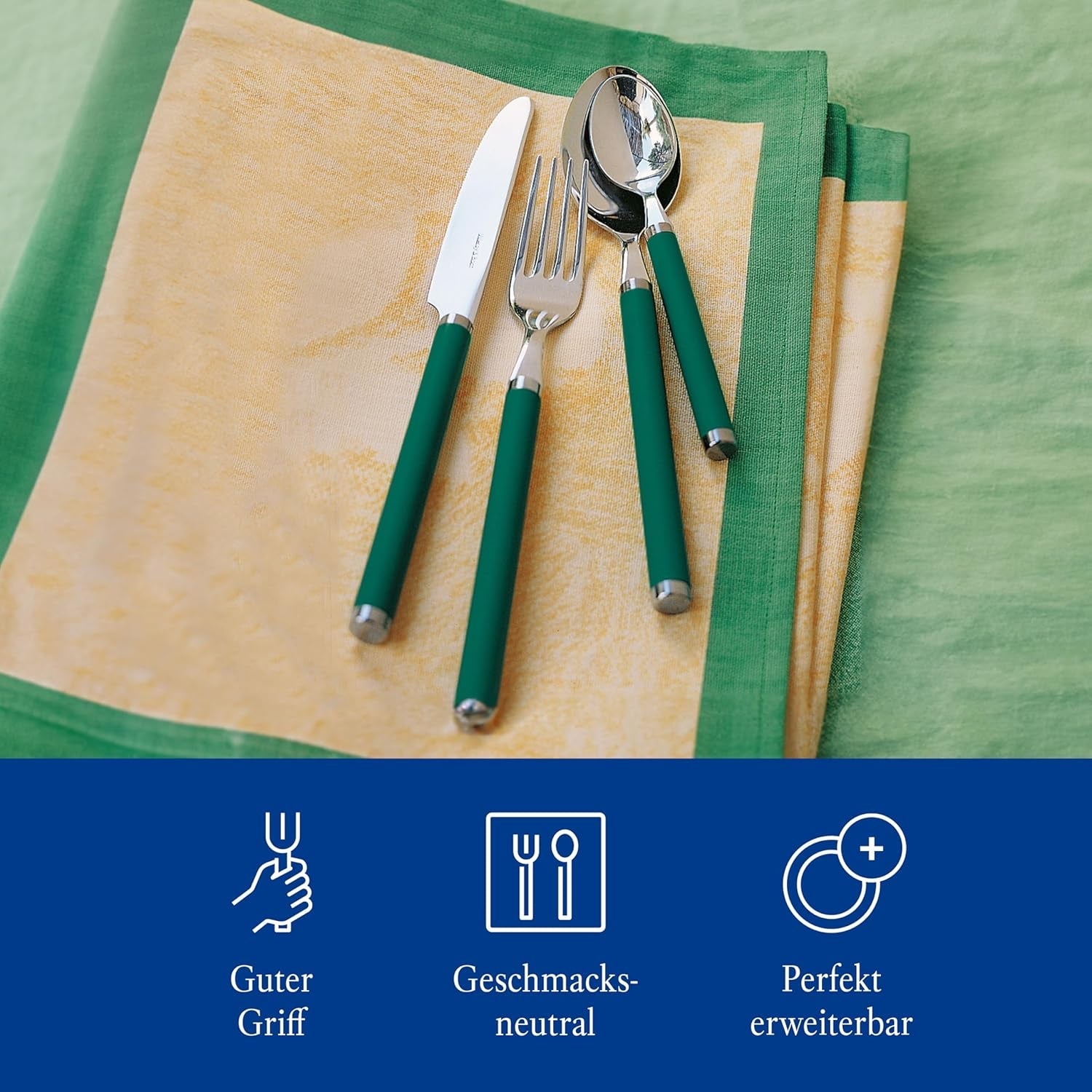 Villeroy & Boch - Set de tacâmuri Play! Green Garden, 30 piese Bucatarie Naty Shop