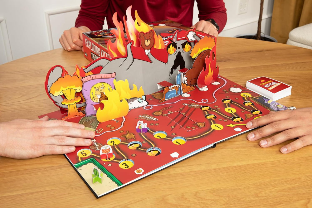 Exploding Kittens, Exploding Kittens: Das Brettspiel, Partyspiel, 2-6 Spieler, ab 7+ Jahren, 20 Minuten, Deutsch