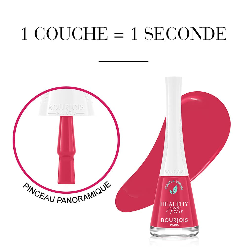 Bourjois - Neglelak Healthy Mix Clean – 300 GRENAT'DDICTIVE
