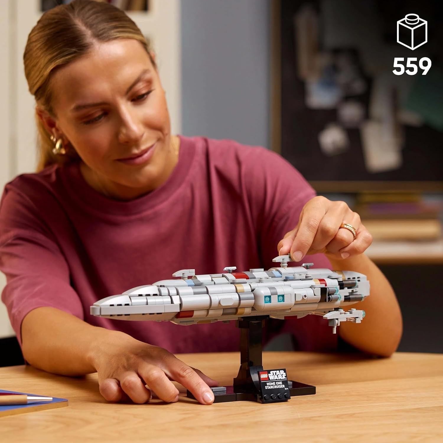 LEGO Star Wars 75405 Home One Starcruiser fra Return of the Jedi - Stjerneskibsmodel - Fantasy- og samlingssæt til at bygge og vise - Gave til voksne og teenagefans Byggesæt Besuche den LEGO-Store