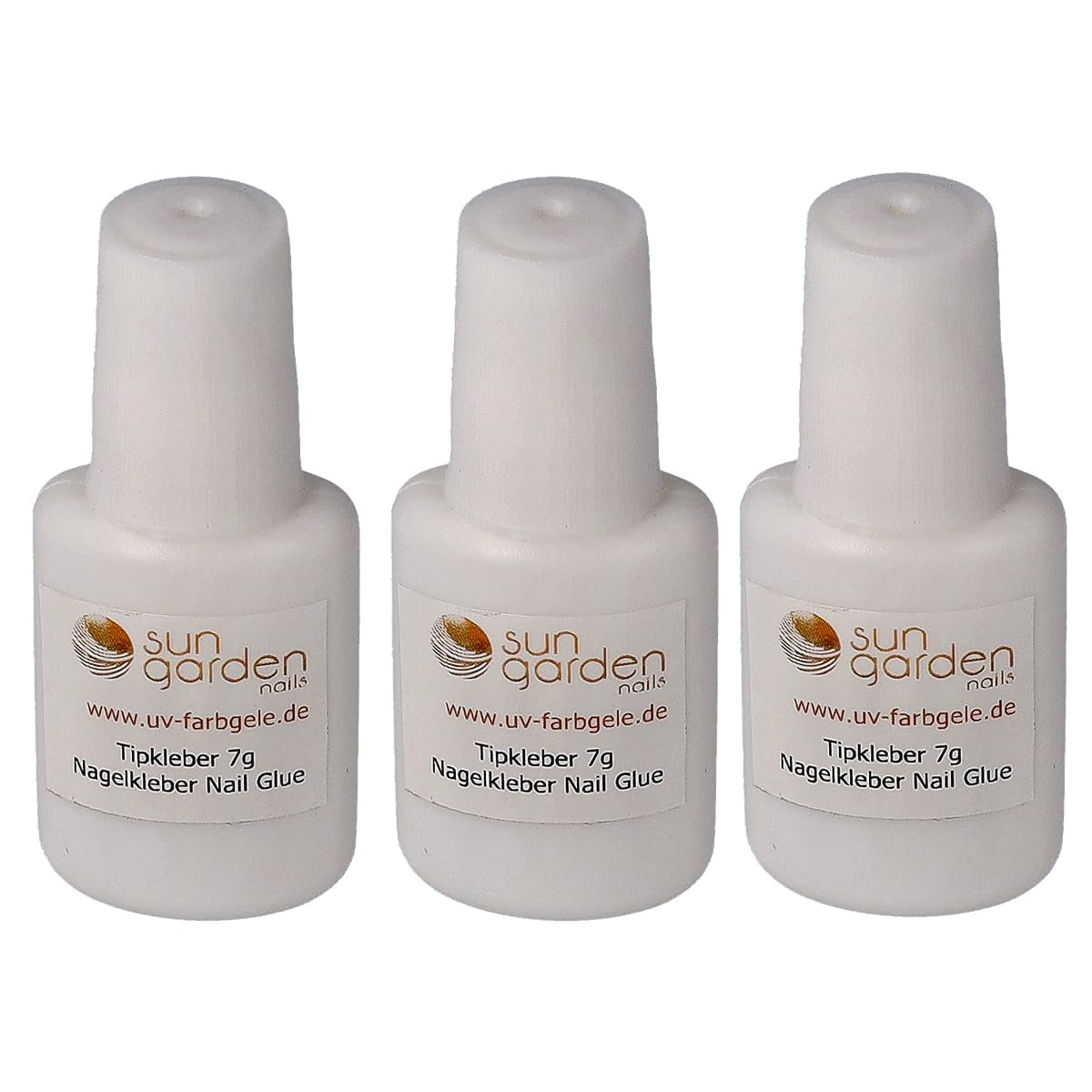 Sun Garden Nails Tipbox 500 Tips Incl. 3 Tips Glue Tips Nail Tips Glue - Modelare Unghii